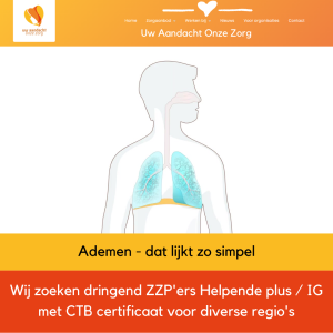 Dringend op zoek naar Helpende plus / IG met CTB certificaat in Spijkenisse, Dordrecht, Rotterdam en Utrecht